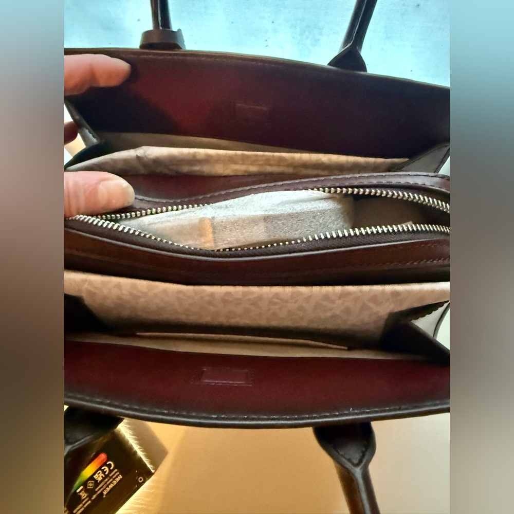 Michael Kors Laila oxblood Satchel - Picture 6 of 13